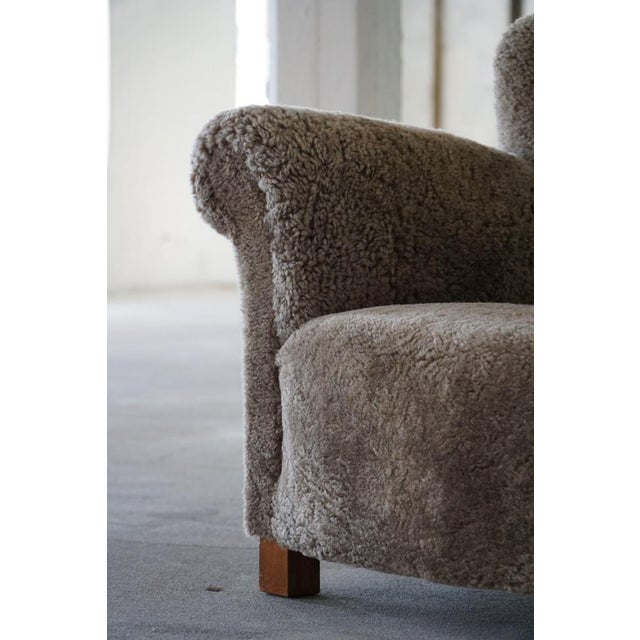 Art Deco Danish Lounge Chairs from Fritz Hansen, 1940s, Set of 2 For Sale - Image 13 of 18