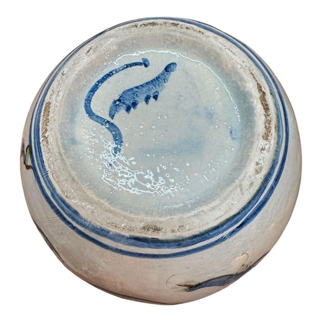 Circa 1900 Spanish Apothocary Tabac Jar For Sale - Image 9 of 11
