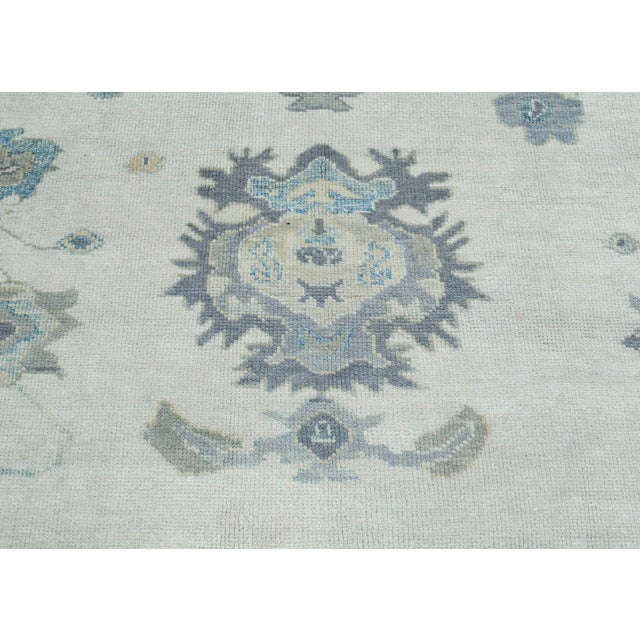 Turkish Oushak Rug 12'3" x 14'3" #18074 For Sale In Houston - Image 6 of 8