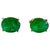 3 Carat Oval Natural Emerald Stud Post Earrings 14 Karat Yellow Gold For Sale - Image 18 of 18