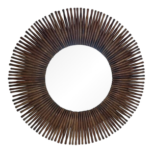 48" Round Rolling Pin Starburst Mirror