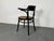 Beige Bentwood Mod 233 Black Desk Chair with Rattan Seat from Thonet, 1930s For Sale - Image 8 of 13