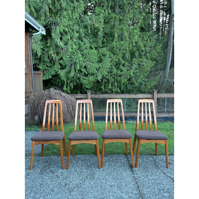 1990s Mid Century Modern Danish Table Set of 4 For Sale - Image 4 of 11