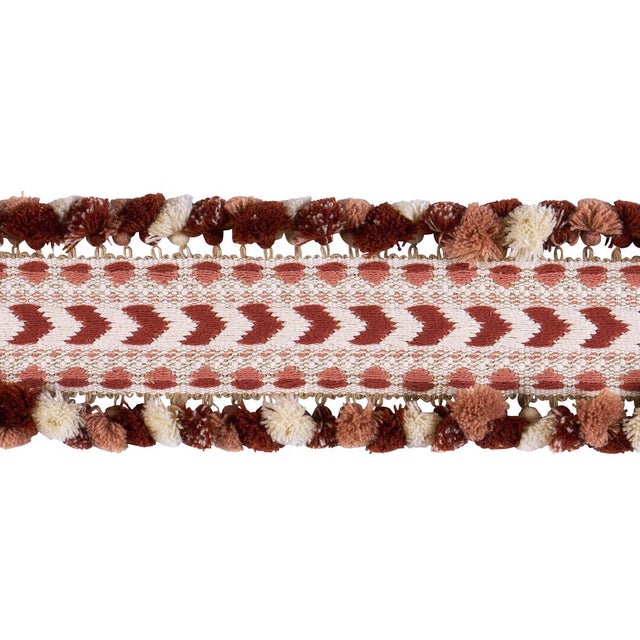 Sample - Schumacher Mini Leopard Outdoor Fabric In Blush For Sale