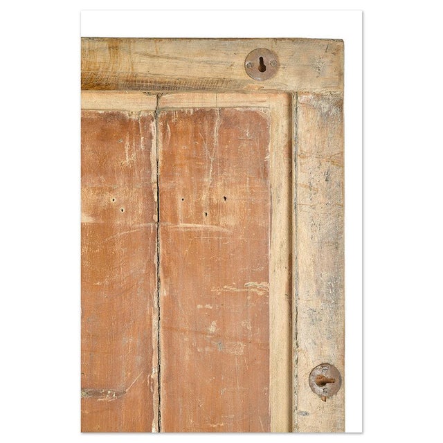 Indian Carved Wooden Wall Panel with Floral Decoration For Sale - Image 3 of 7