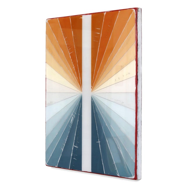 Contemporary Wiggle Room 40 - Original Mid-Century Inspired Resin and Acrylic Abstract Wall Art For Sale - Image 3 of 9