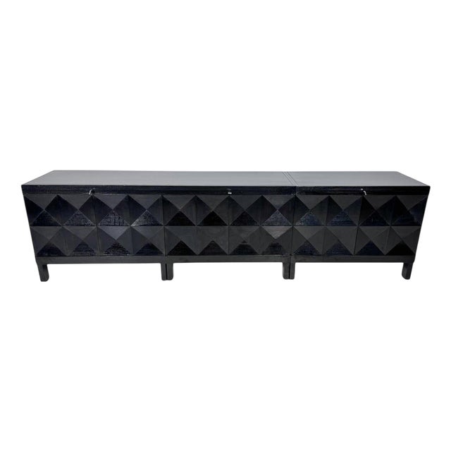 Mid-Century Modern Brutalist Sideboard attributed to De Coene, Belgium, 1970 For Sale