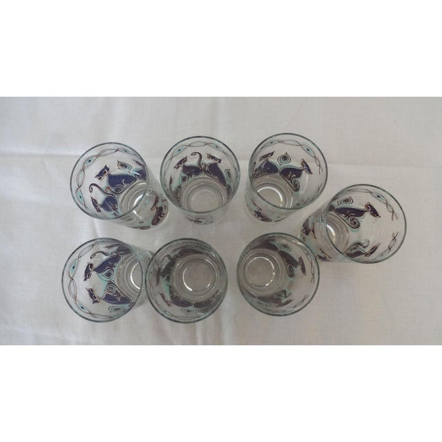 MCM rare Cat highball glassware from the famed company Gay Fad Studios of Ohio. Gay Fad was founded by Fran Taylor and...