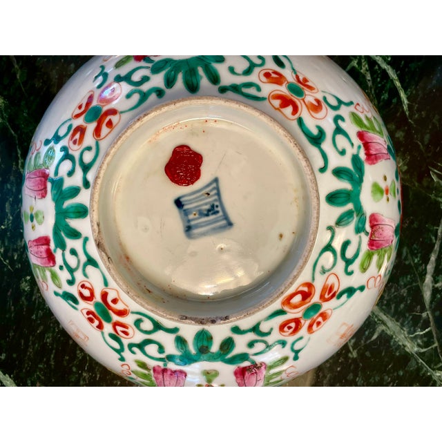 Chinese Late 19th Century Antique Bowl of Colorful Melon For Sale In New York - Image 6 of 6