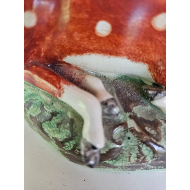 Charming Resting Spotted Red deer figurine, English C. 1880. Excellent condition and quality .