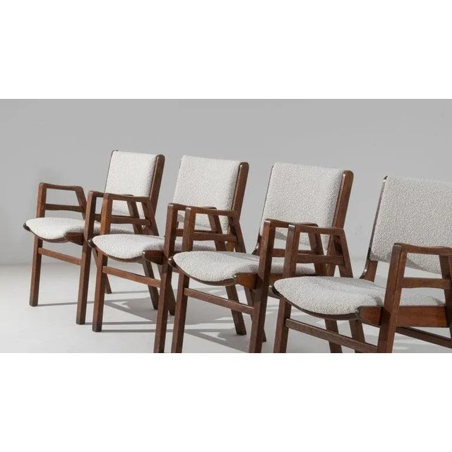 20th Century Czech Wooden Armchairs - Set of 4 For Sale - Image 9 of 11