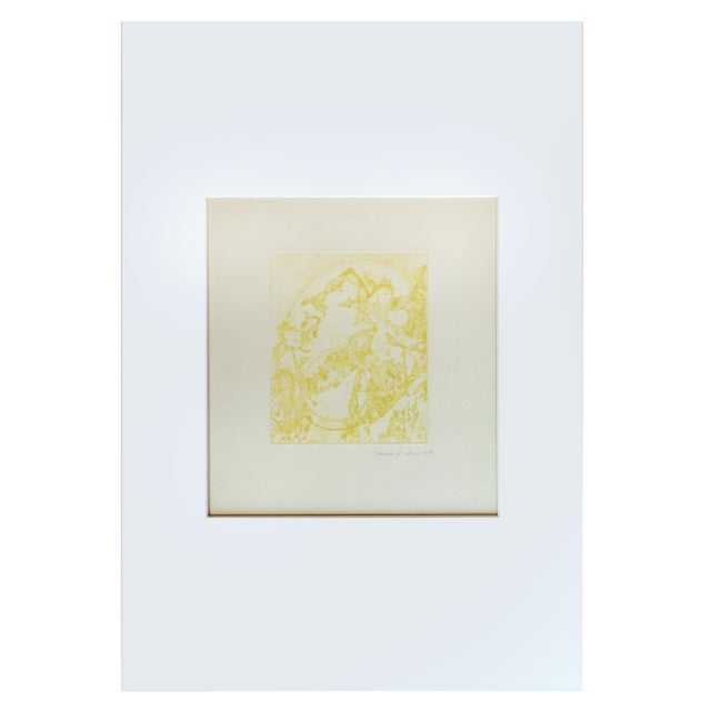 " Hölderlin: Poèmes " is a hand-signed etching realized by Max Ernst in 1961. It presents very good conditions....