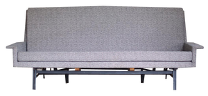 Convertible Fabric Sofa by René Jean Caillette for Steiner, 1961