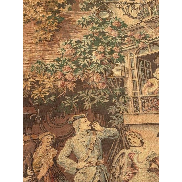 Vintage Aubusson Jacquard Tapestry, 1960s For Sale - Image 15 of 18