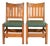 Gustav Stickley Antique Mission Oak Arts & Crafts Dining Chairs, Pair For Sale