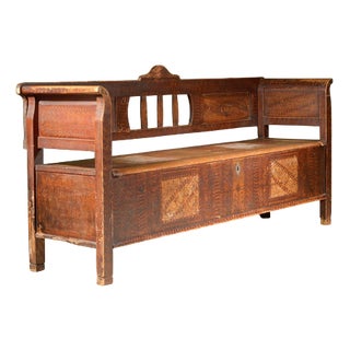 Eastern European Marriage Bench from Holtby & Co For Sale