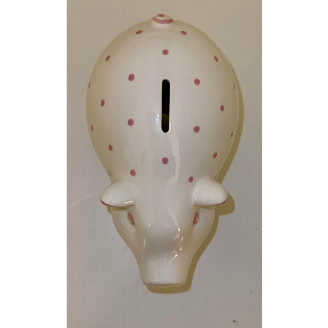 Tiffany and Co. Tiffany & Co. Hand Painted Vintage Piggy Bank For Sale - Image 4 of 9