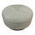 Plinth Ottoman With Raised Geometric Chevron Pattern For Sale