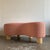 Wood Custom Made Pink Kidney Ottoman For Sale - Image 7 of 11
