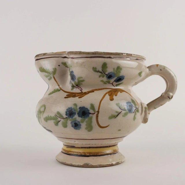 Polychrome & Majolica Jug, Ligurian For Sale - Image 5 of 10