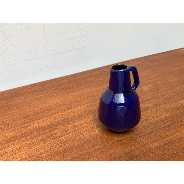 Mid-Century Eastern German GDR Pottery Vase from Strehla Keramik, 1960s, in Very Good conditions. Designed 1960 to 1969...