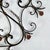Vintage Architectural Salvage Wrought Iron & Brass Wall Decor With Floral and Scroll Motif For Sale In New York - Image 6 of 8