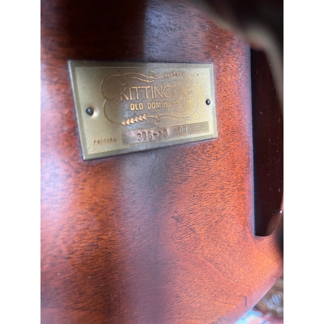 Brown Kittinger Tripod Tilt Top Table For Sale - Image 8 of 10