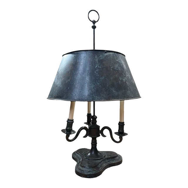 Late 20th Century Bronze Maitland Smith Bouilette Lamp For Sale