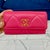 Chanel CC Logo Quilted Lambskin Leather Pink Gold-Tone Hardware Flap Long Wallet For Sale - Image 10 of 10