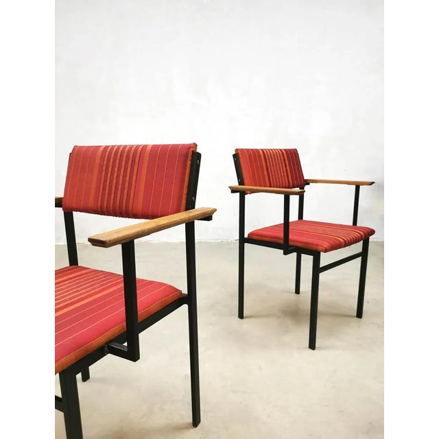 At the table! tough tight and stylish at the same time. These vintage dining room chairs will do well to any dining room...