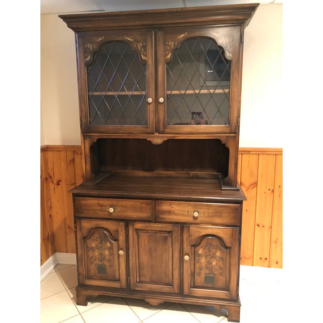 20th Century French Country Lambert Hitchcock Hutch Chairish