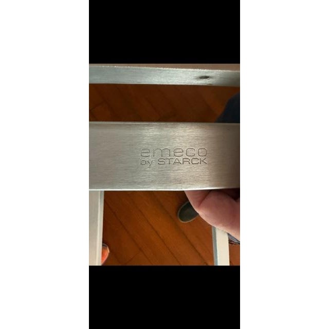 Modern Emeco by Philippe Starck "Hudson" Bar Stools For Sale - Image 3 of 4