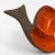 1950's Ceramic Cathall/Ashtray With Orange Glaze by Jaru of California For Sale In Los Angeles - Image 6 of 8
