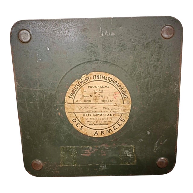 Vintage Military Film With Metal Box "Ecpa" - Protection Individuelle For Sale