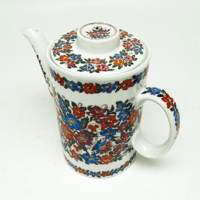 Hand-Painted Jug from Chodzież, Poland, 1970s For Sale - Image 6 of 16
