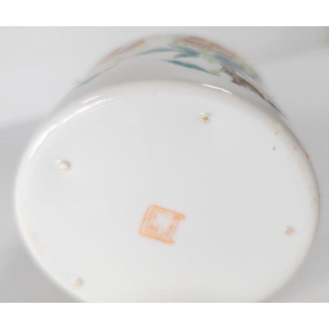 19th or 20th Century Chinese Famille Rose Enamel Teapot With Butterflies For Sale - Image 15 of 16