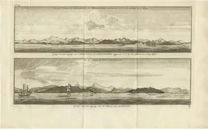 Anson, Zihuatanejo and the Harbour of Acapulco, 1749, Print