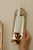 Mid-Century Swedish Brass Sconces with Mirror, Set of 2 For Sale - Image 4 of 6