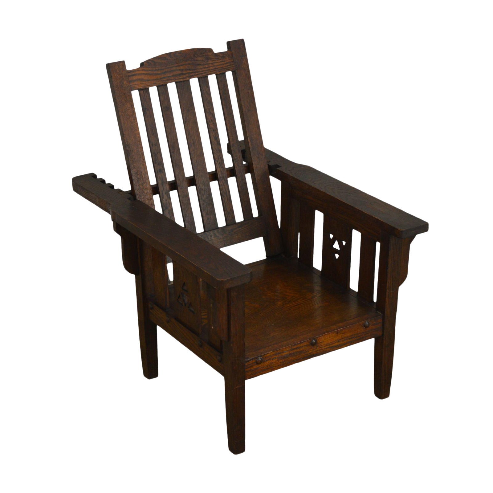Mission Oak Antique Childs Morris Chair Chairish