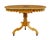 19th Century Swedish Oval Burr Birch Occasional Table, 1870 For Sale - Image 3 of 9