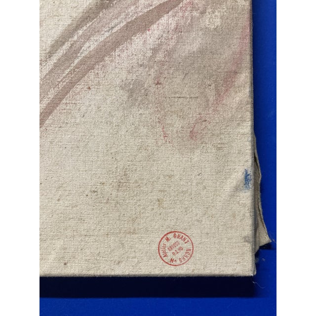 Marthe Orant, Landscape with a Bell Tower, 1890s-1910s, Oil on Canvas For Sale - Image 3 of 14