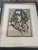 Portrait of Friedrich Schiller, Woodcut. A striking deep portrait capturing intense lines and a striking depth. Signed by...