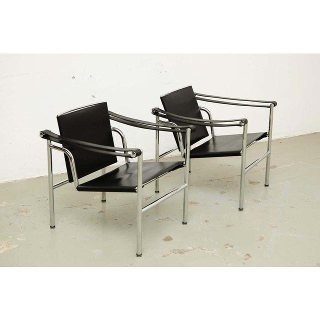 LC1 Armchairs by Jeanneret and Perriand, Set of 4 For Sale - Image 16 of 18