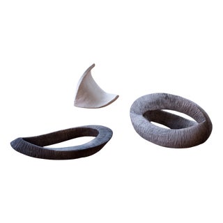 Danish Ceramic Pieces, Set of 3 For Sale