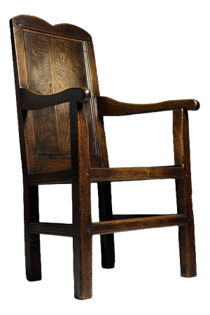 Antique English Chair in Oak, 1650