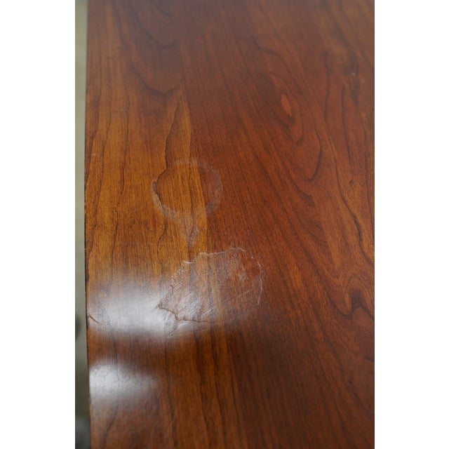 Vintage Ethan Allen American Impressions Solid Wood Writing Desk For Sale - Image 16 of 17