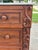 Brown 19th Century American Flame Mahogany Veneer Marble Top Commode Chest For Sale - Image 8 of 18