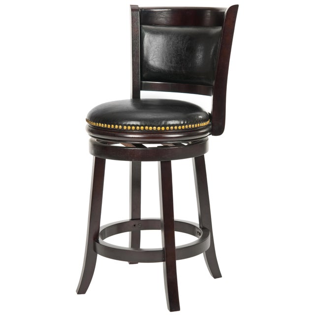 The Swivel Counter Stool is designed to give your home fashion and function with a frame crafted of Malaysian Oak with a...
