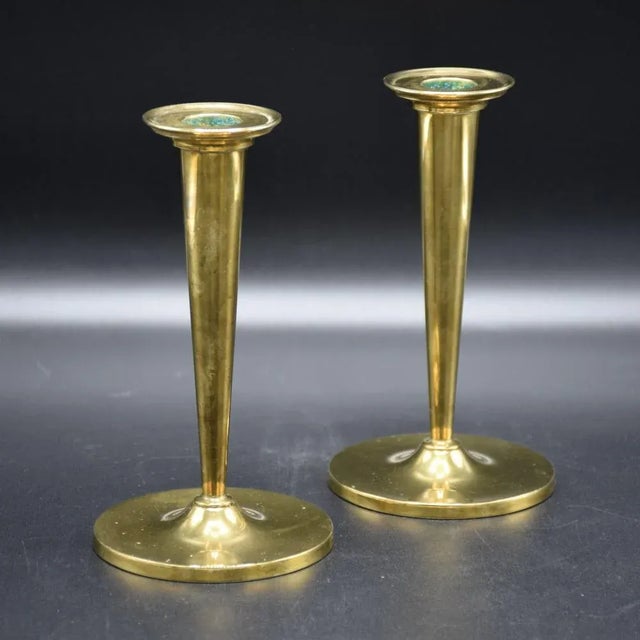 Mid-Century Modern Candleholders by Arthur Pe, Kolbäck, Sweden, 1960s, Set of 2 For Sale - Image 3 of 9