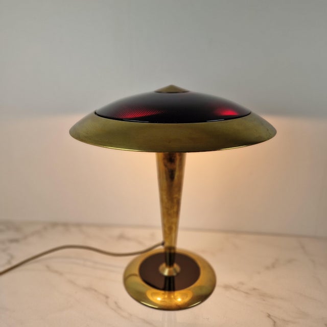 Vintage Table Lamp by Oscar Torlasco for Ecoluce, Italy, 1970s For Sale - Image 9 of 16